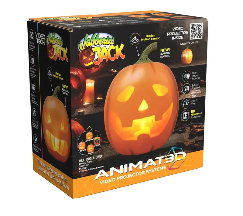Jabberin' Jack - Animated Talking & Singing Pumpkin