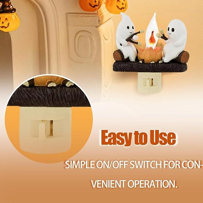 Ghost Campire Flickering Nightlight