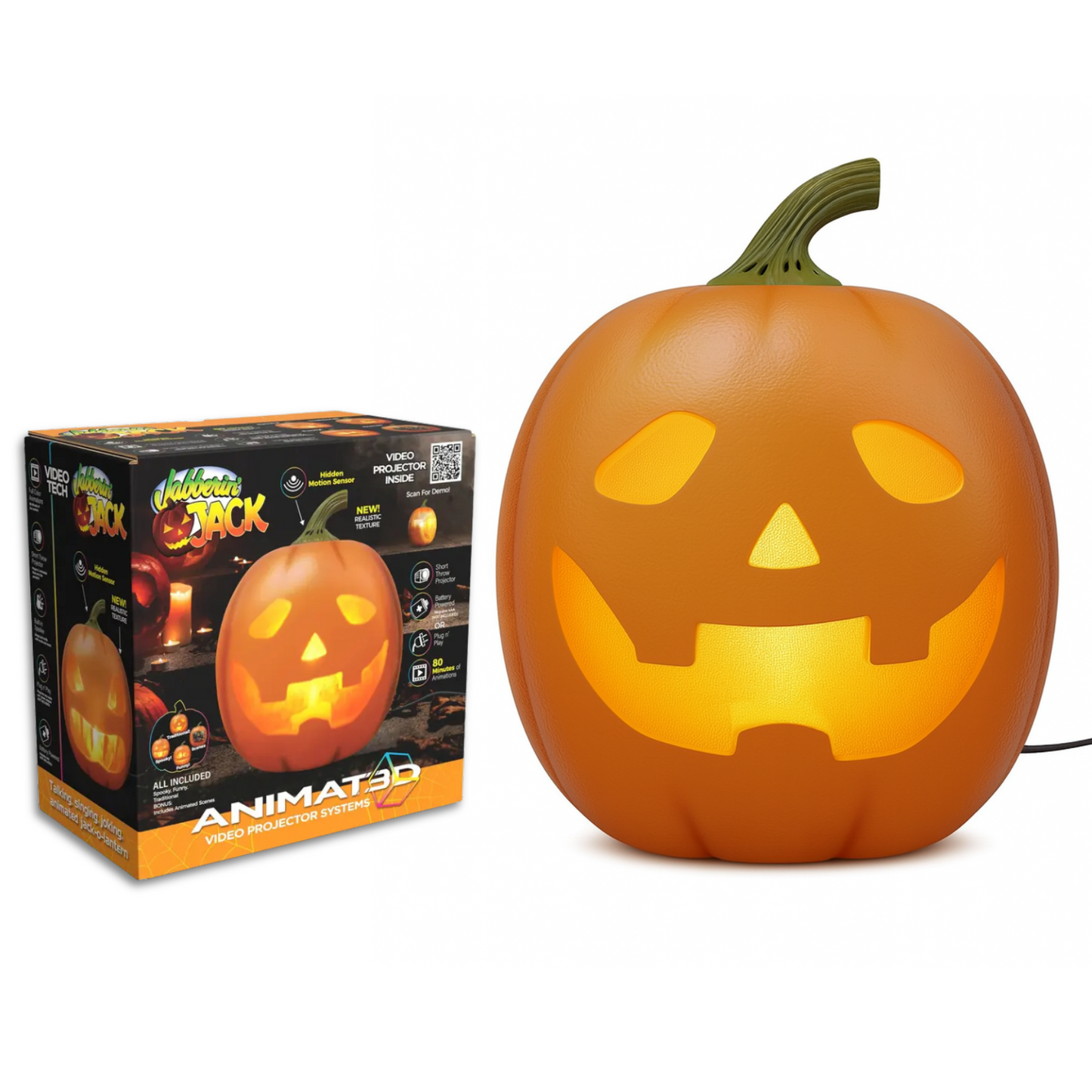 Jabberin' Jack - Animated Talking & Singing Pumpkin